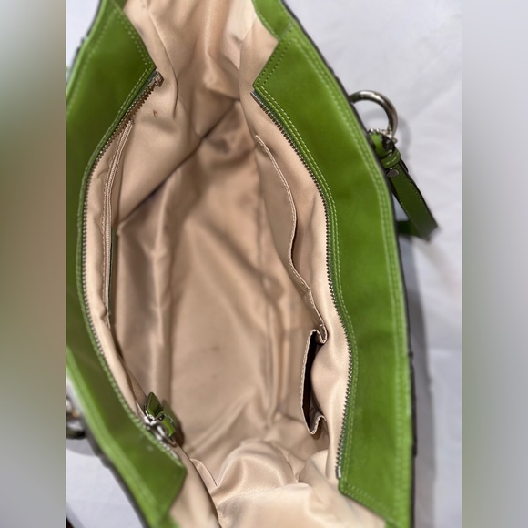 Green Coach Gallery Zip Tote Shoulder Bag - Picture 2 of 4